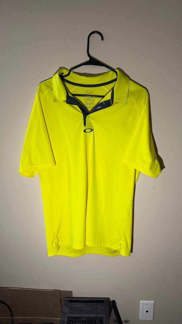 Oakley Hydrolix Performance Regular Fit Short Sleeve Polo Shirt Men’s Large